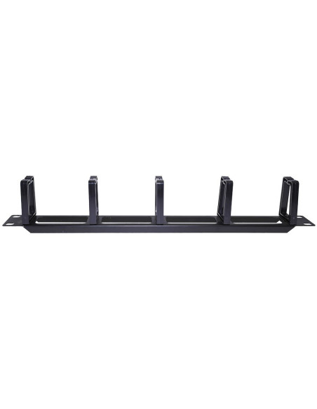 AMP660 Organizador cables metálicos 19" 1U 5 anillas plásticas