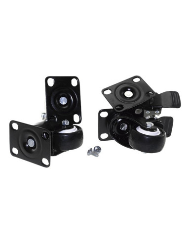 AMP668 Conjunto 4 ruedas (2 con freno)