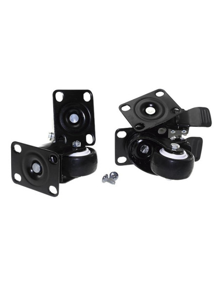 AMP668 Conjunto 4 ruedas (2 con freno)
