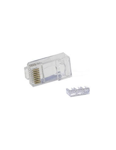 AMP732 Conector RJ45 macho Cat.6 3p 8p8c 6u" con guía de hilos