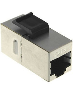 AMP744 Conector acoplador en línea Cat.6 FTP RJ45/RJ45 metálico